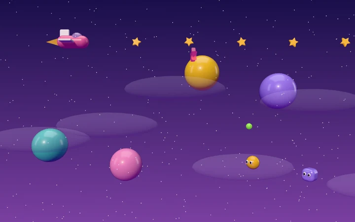 The Comet Cruise starter game